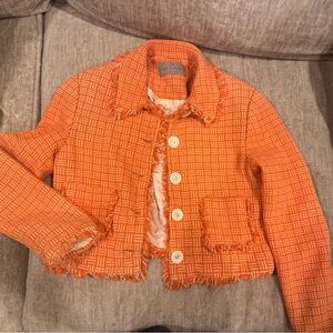 Chic Emil Rutenberg Orange Women's Blazer